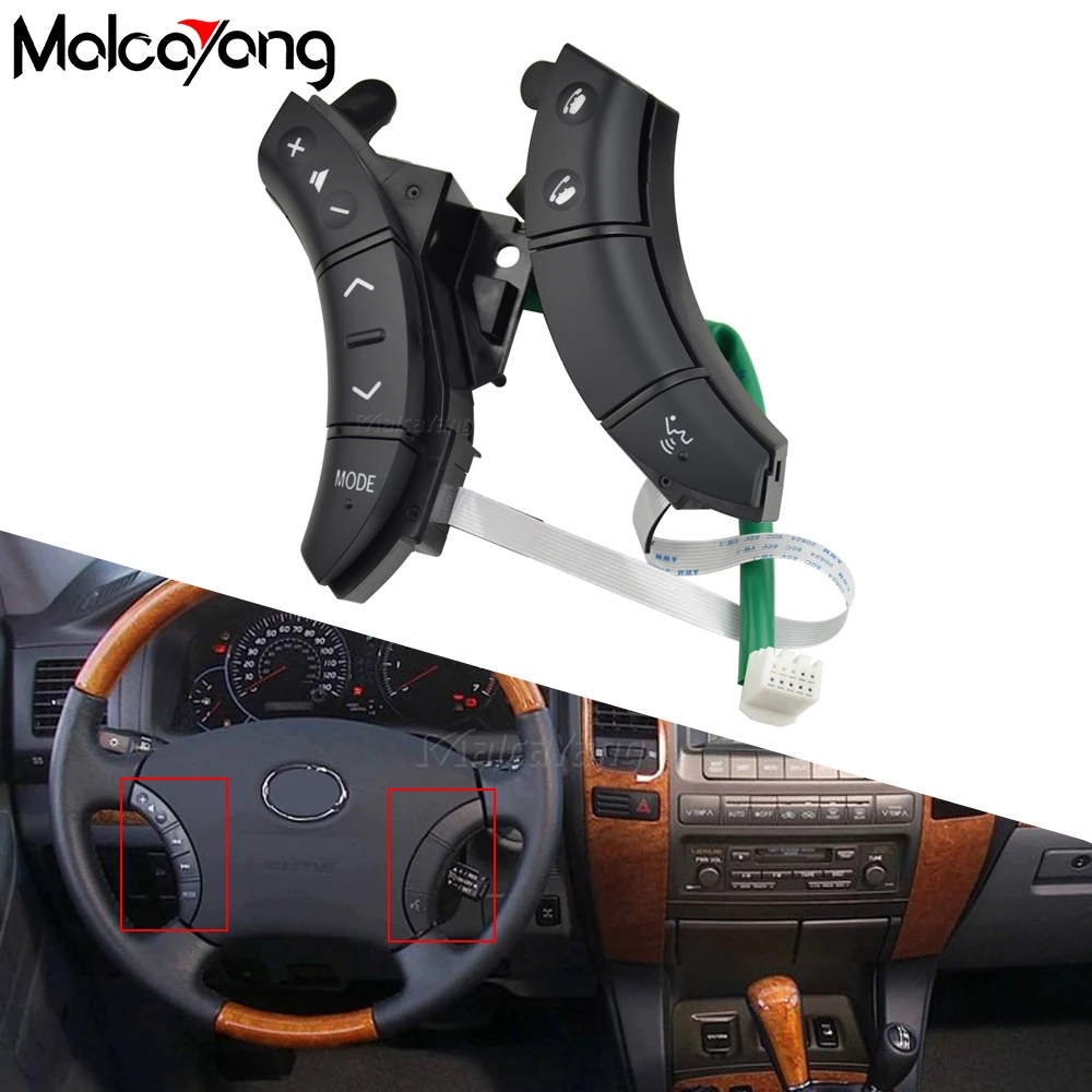 Многофункциональные кнопки управления на руль для Toyota Highlander Land Cruiser 2004-2007
Многофункциональные кнопки управления на руль для Toyota Highlander Land Cruiser 2004-2007