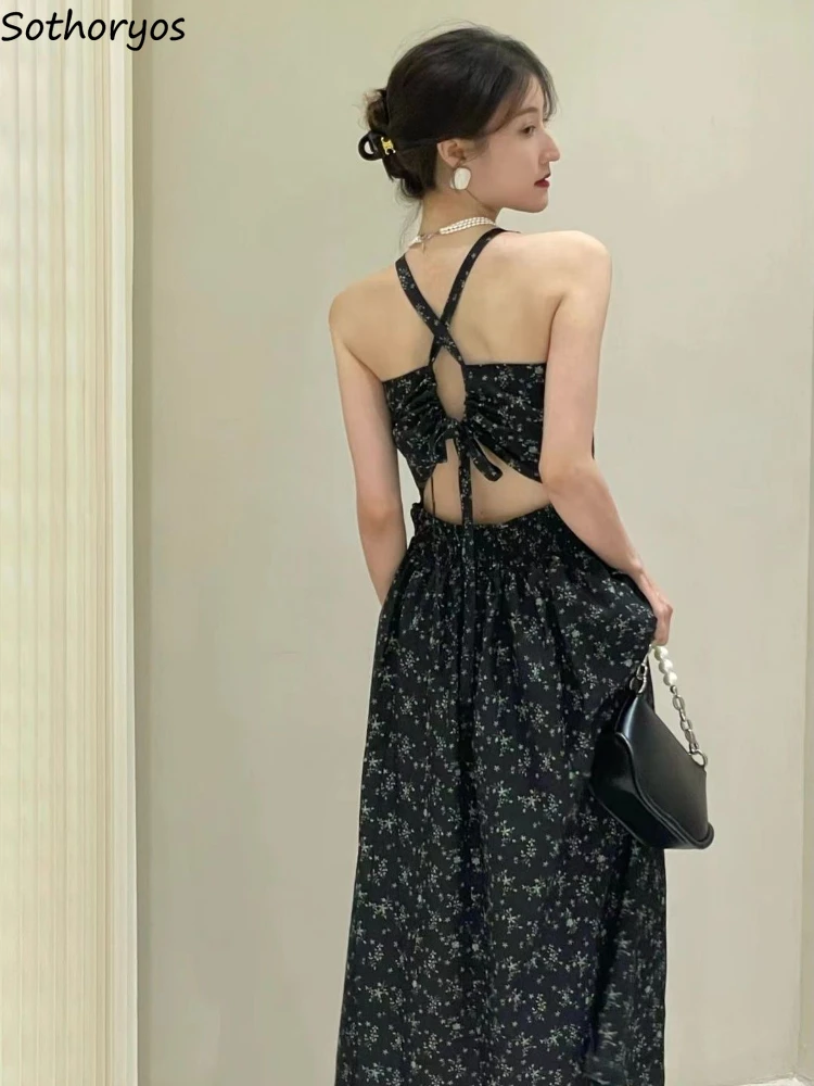 Floral Dresses Women Hotsweet Backless Holiday Sundress Retro Summer New Elegant Sexy Maxi Vestidos Simple French Style Ladies
Floral Dresses Women Hotsweet Backless Holiday Sundress Retro Summer New Elegant Sexy Maxi Vestidos Simple French Style Ladies