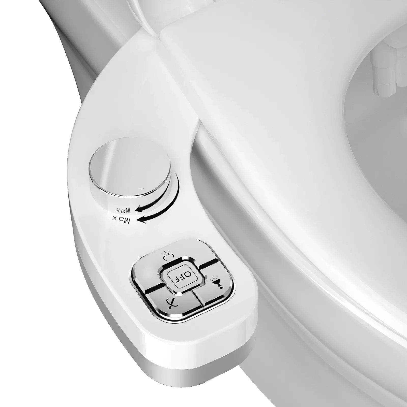 SAMODRA Button Bidet - Non-ElectricSelf Cleaning Dual Nozzle (Frontal and Rear Wash) Fresh Water Bidet Toilet Seat Attachment
SAMODRA Button Bidet - Non-ElectricSelf Cleaning Dual Nozzle (Frontal and Rear Wash) Fresh Water Bidet Toilet Seat Attachment