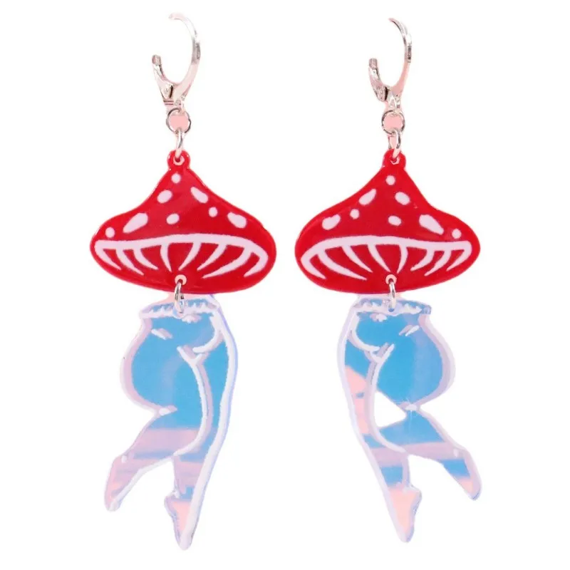 Funny Fashion Acryic Earrings Long Red Mushroom Leg Drop Earrings For Women Hip Hop Exaggerated Jewelry
Funny Fashion Acryic Earrings Long Red Mushroom Leg Drop Earrings For Women Hip Hop Exaggerated Jewelry