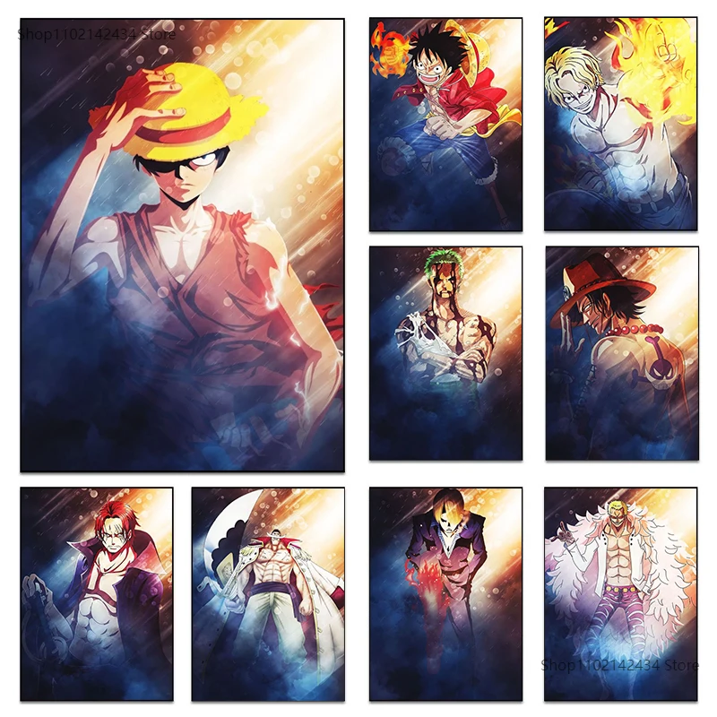 Japanese Classic Anime Wall Art Nordic Posters and Prints Mural Sanji Luffy Canvas Painting Pictuer for Boy Bedroom Home Decor
Japanese Classic Anime Wall Art Nordic Posters and Prints Mural Sanji Luffy Canvas Painting Pictuer for Boy Bedroom Home Decor
