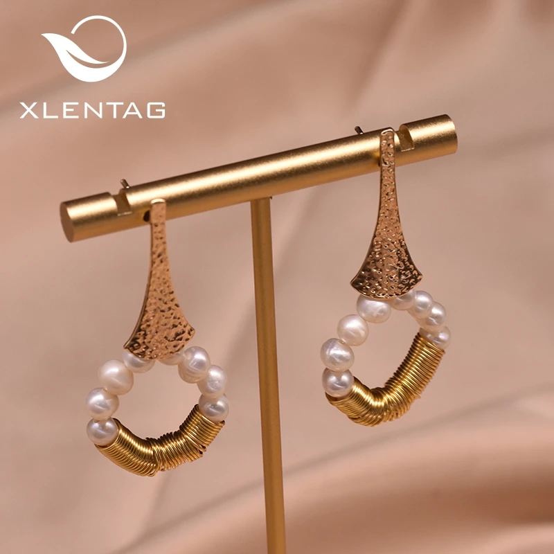 XlentAg Original Natural White Semi-Baroque Pearls Hoop Pendant Stud Earrings For Women Wedding Bohemian Vintage Jewerly GE0906
XlentAg Original Natural White Semi-Baroque Pearls Hoop Pendant Stud Earrings For Women Wedding Bohemian Vintage Jewerly GE0906