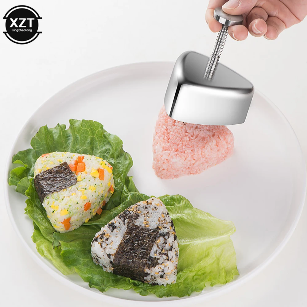 Triangle Rice Ball Sushi Mold 304 Stainless Steel Durable Easy Demould Quick Seaweed Rice Vegetable Meat Rolling DIY KitchenTool
Triangle Rice Ball Sushi Mold 304 Stainless Steel Durable Easy Demould Quick Seaweed Rice Vegetable Meat Rolling DIY KitchenTool