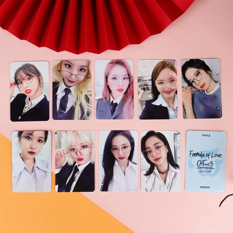 9Pcs/Set Kpop TWICE New Album Formula of Love Lomo Card Self Made HD Printed Korean Photocard Small Card Fans Collection Gift
9Pcs/Set Kpop TWICE New Album Formula of Love Lomo Card Self Made HD Printed Korean Photocard Small Card Fans Collection Gift