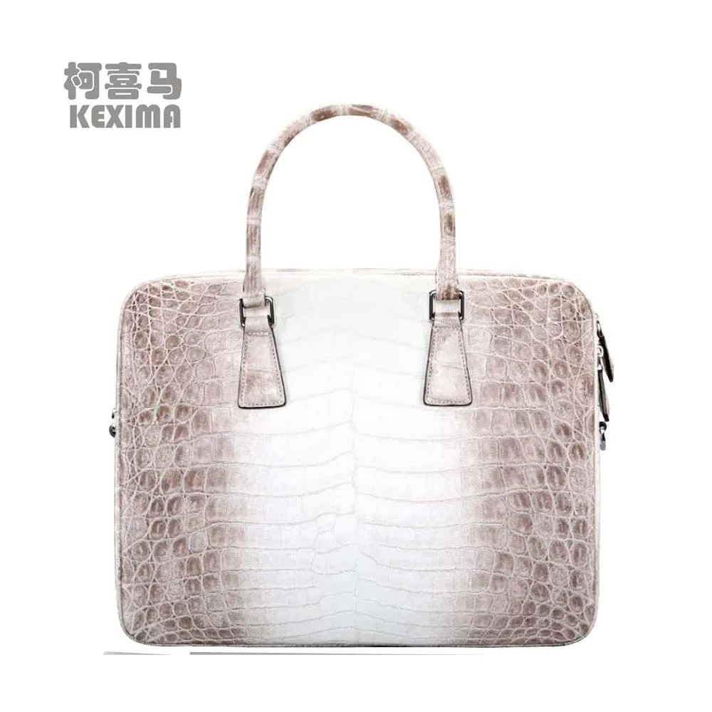 KEXIMA Cestbeau new Nile crocodile belly crocodile leather handbag for man men bag crocodile leather men bag Himalayan white
KEXIMA Cestbeau new Nile crocodile belly crocodile leather handbag for man men bag crocodile leather men bag Himalayan white