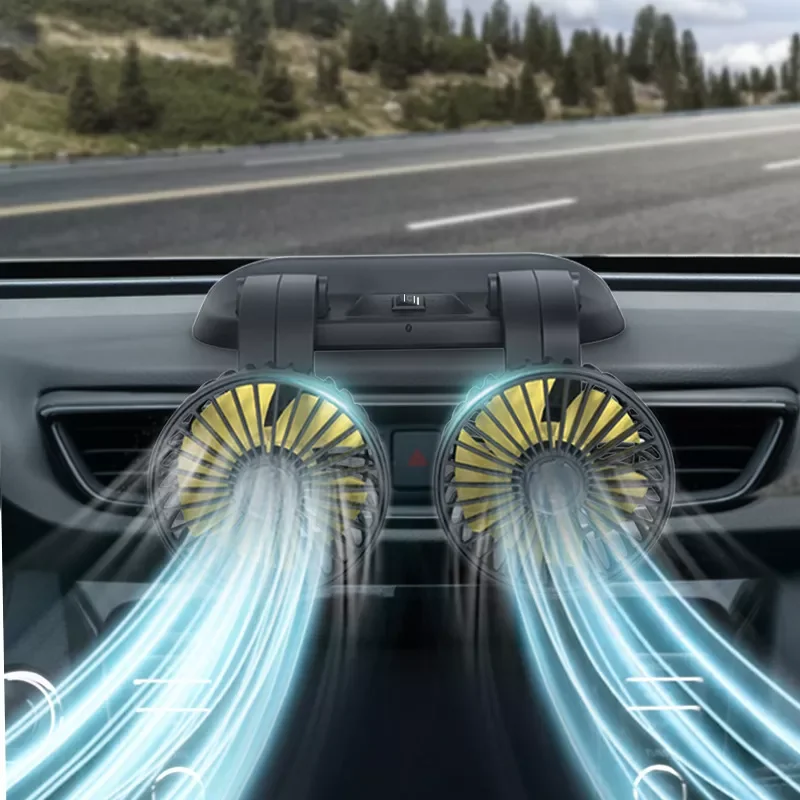USB Powered Car Fan Multi-Angle Rotatable Dual Head 3-Speed Dashboard ABS Three Speeds Summer Cooling Fan Accessories
USB Powered Car Fan Multi-Angle Rotatable Dual Head 3-Speed Dashboard ABS Three Speeds Summer Cooling Fan Accessories