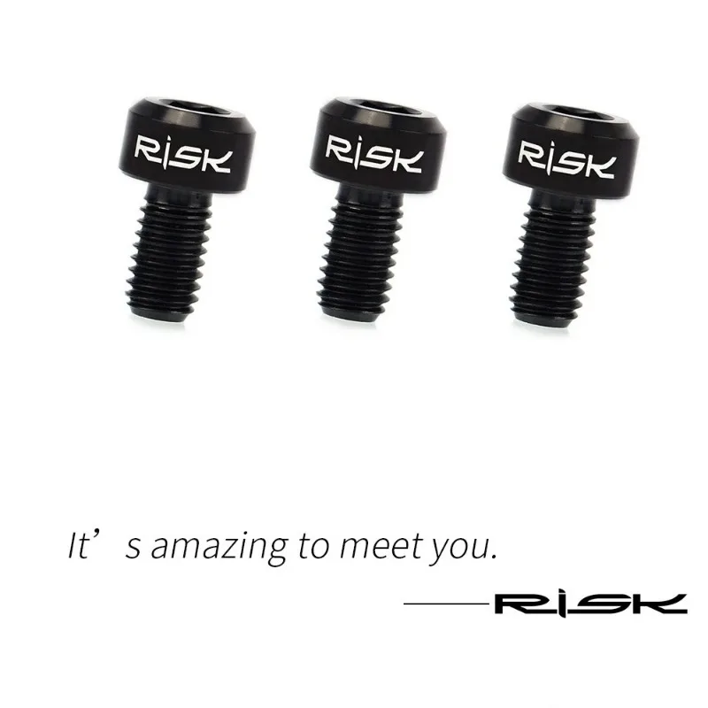 RISK MTB Road Bike Cable Bolt M5x9 Front and Rear Derailleur Transmission Inner Line Fixed Titanium Alloy Compression Bolt Screw
RISK MTB Road Bike Cable Bolt M5x9 Front and Rear Derailleur Transmission Inner Line Fixed Titanium Alloy Compression Bolt Screw