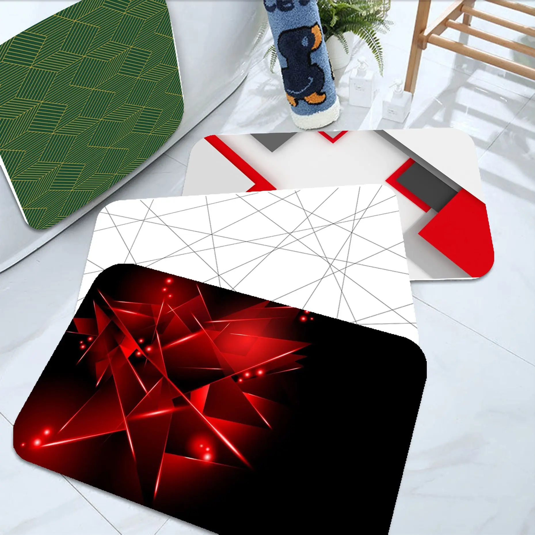 Geometric Lines Kitchen Mat Nordic Style Bedroom Living Room Doormat Home Balcony Anti-Slip Alfombra
Geometric Lines Kitchen Mat Nordic Style Bedroom Living Room Doormat Home Balcony Anti-Slip Alfombra