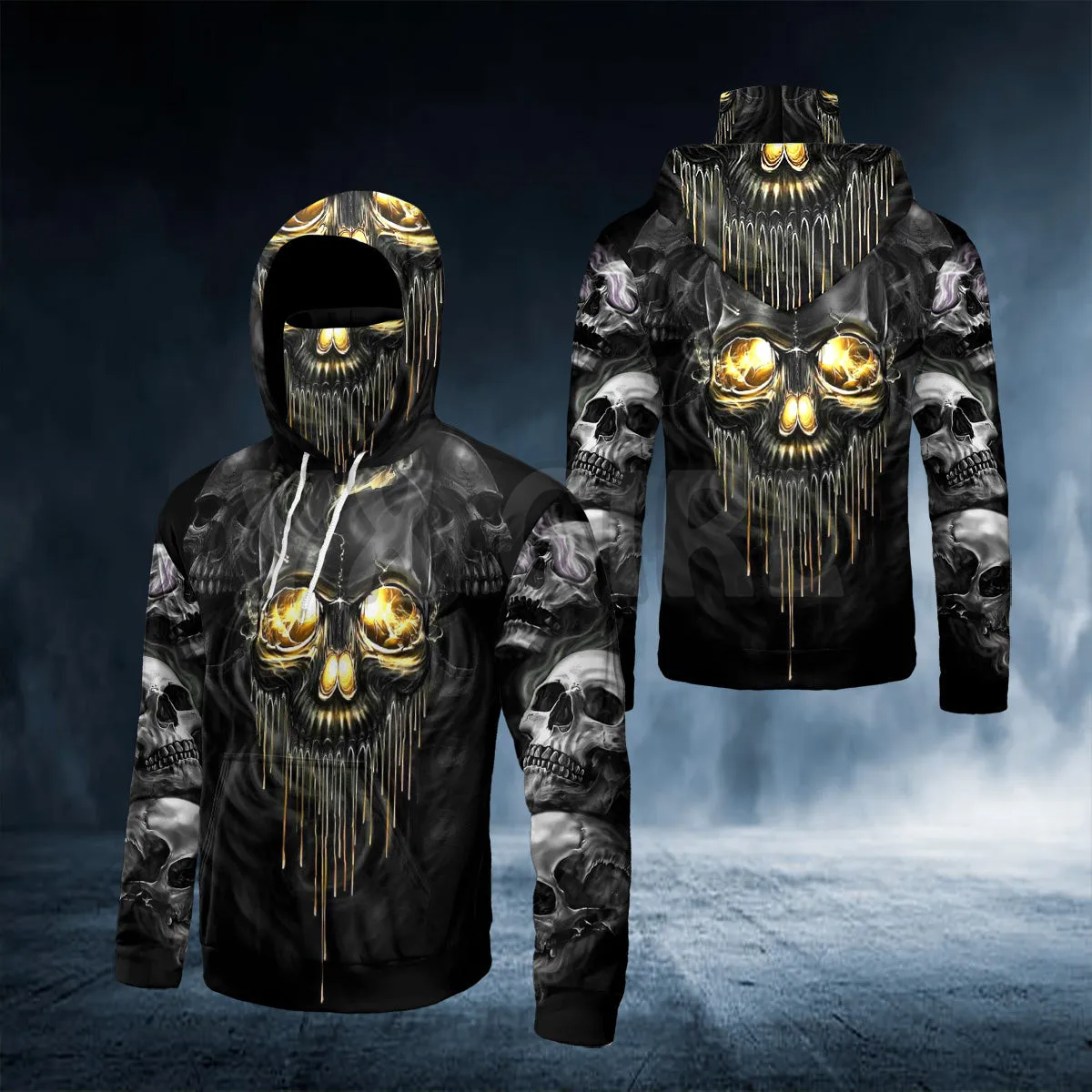 Gold Black Horrific Skull BandanaHoodie3D Printed Hoodies Harajuku Fashion Sweatshirt Women Men Casual Pullover Hoodie Mask Warm
Gold Black Horrific Skull BandanaHoodie3D Printed Hoodies Harajuku Fashion Sweatshirt Women Men Casual Pullover Hoodie Mask Warm