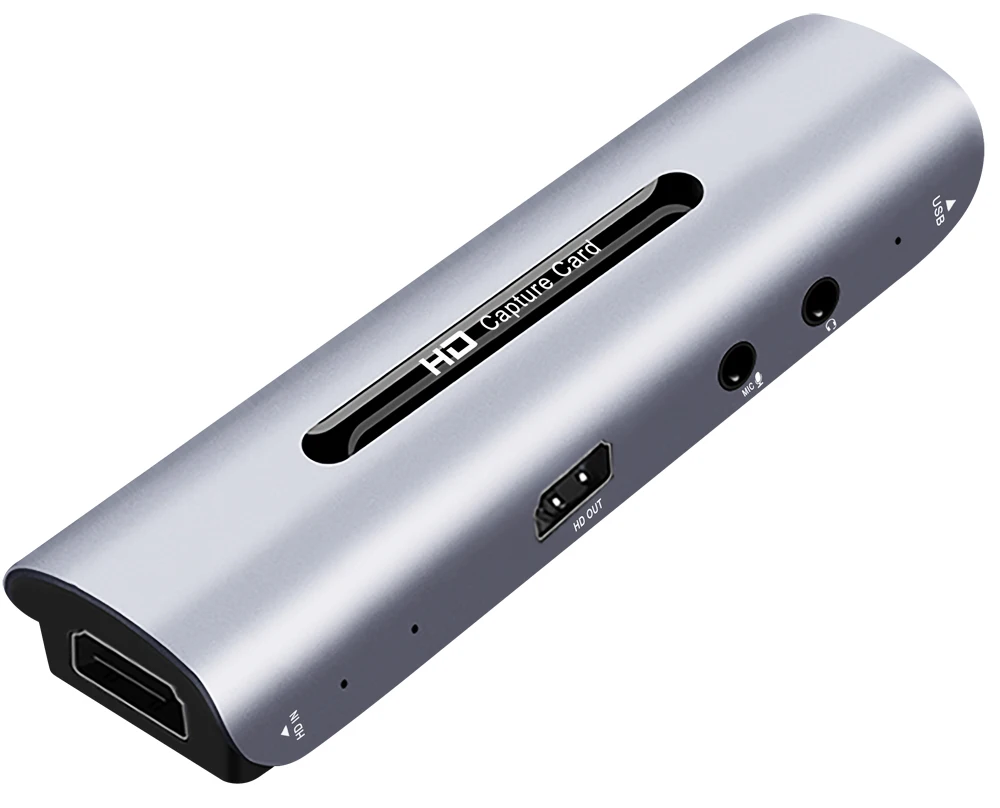 1080p Video Capture Card USB 2.0 4K HDMI-compatible Video Grabber PC Game Record for PS4 Camcorder Switch Live Broadcast Camera
1080p Video Capture Card USB 2.0 4K HDMI-compatible Video Grabber PC Game Record for PS4 Camcorder Switch Live Broadcast Camera
