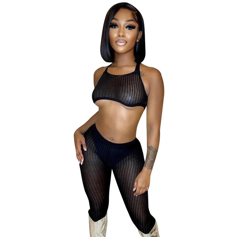 Y2k Two Piece Set Women Tank Crop Tops And High Waist Pant Suits Sets Fashion New Mesh See Through Sexy Clubwear Outfits Summer
Y2k Two Piece Set Women Tank Crop Tops And High Waist Pant Suits Sets Fashion New Mesh See Through Sexy Clubwear Outfits Summer