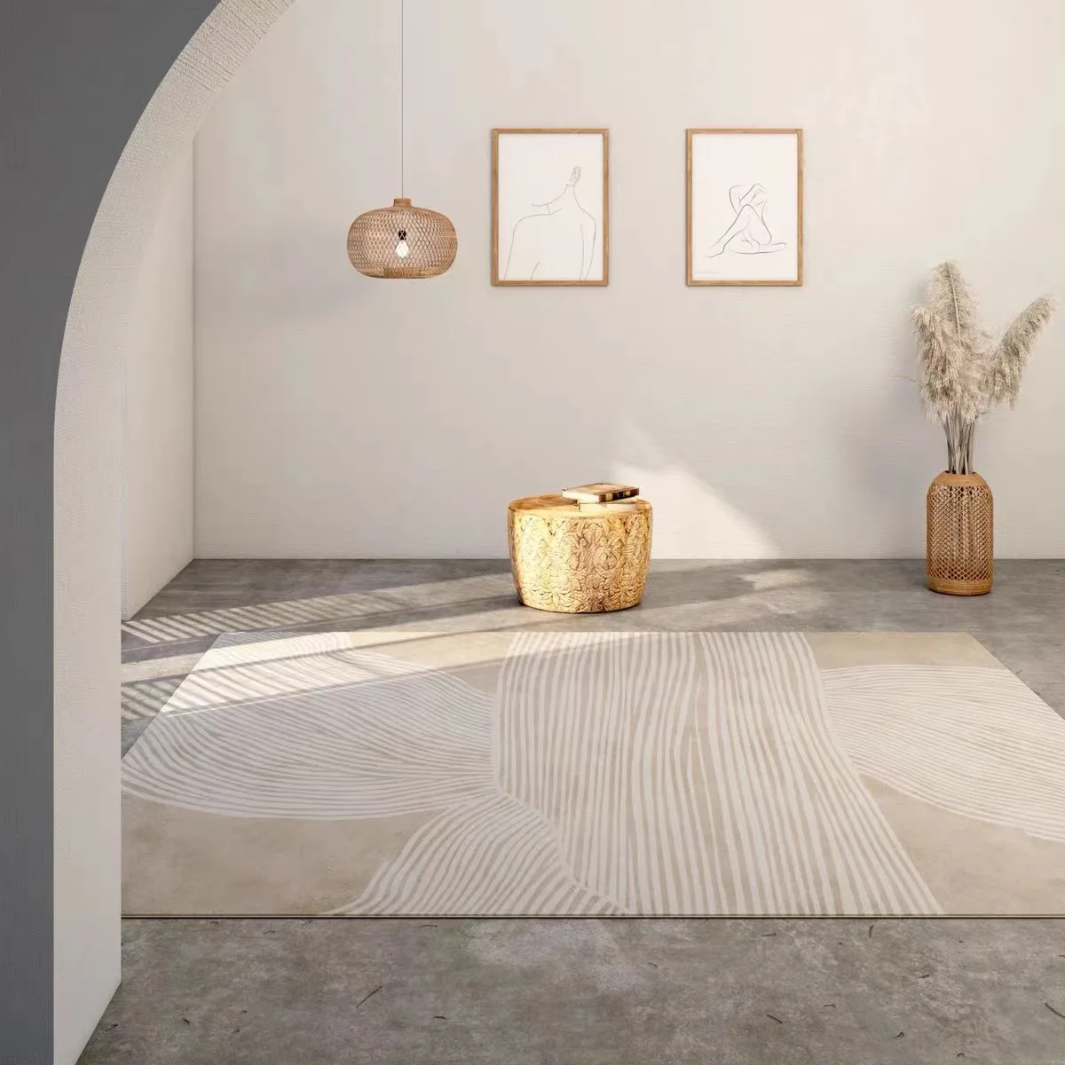 Japanese Minimalist Living Room Carpet Home Decoration Bedroom Rug Cloakroom Rugs Large Area Lounge Carpets Non-slip Floor Mat
Japanese Minimalist Living Room Carpet Home Decoration Bedroom Rug Cloakroom Rugs Large Area Lounge Carpets Non-slip Floor Mat