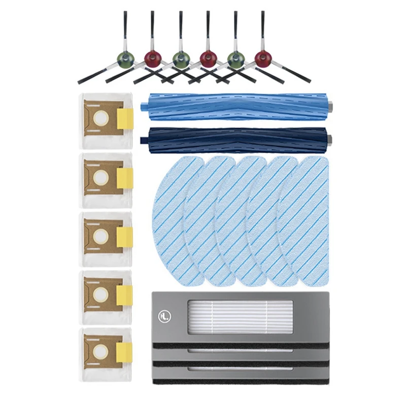 1 Set Main Side Brush Filter Mop Cloth And Dust Bag Replacement For ECOVACS Deebot T9 AIVI T9 AIVI+ Robot Vacuum Cleaner
1 Set Main Side Brush Filter Mop Cloth And Dust Bag Replacement For ECOVACS Deebot T9 AIVI T9 AIVI+ Robot Vacuum Cleaner
