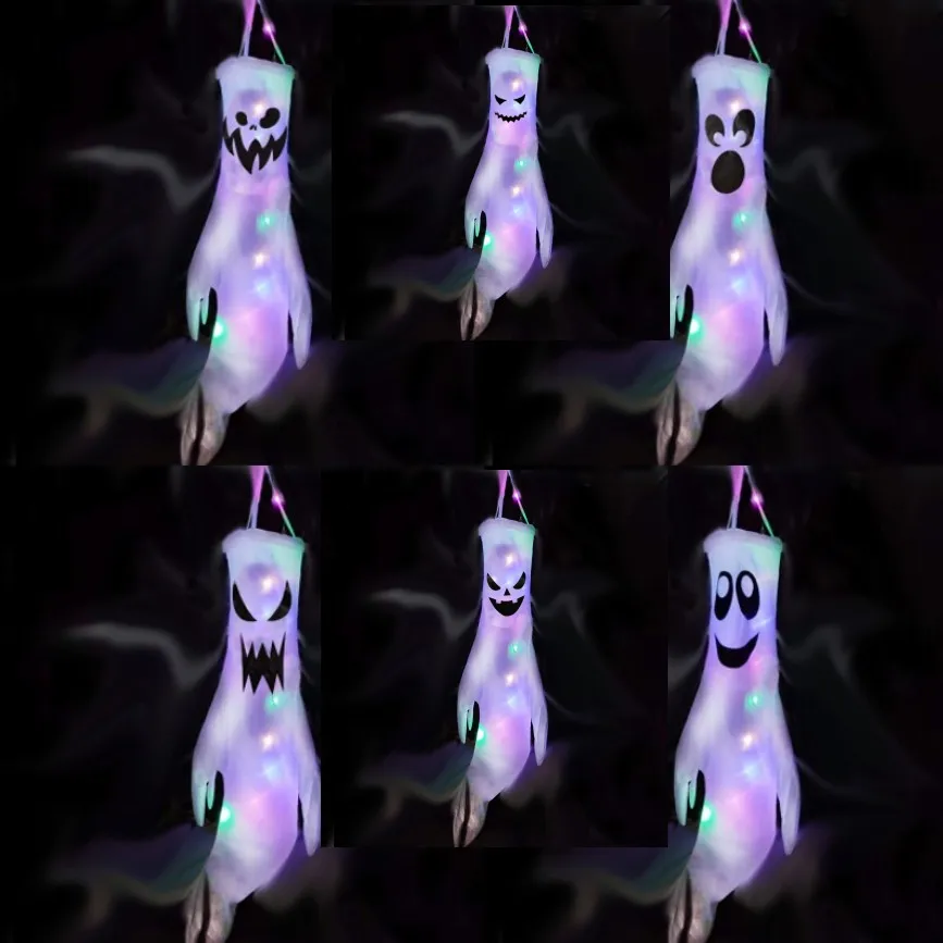 LED Light Ghost Windsock Halloween Decoration Garden Decor Scene Layout Props Home Decor Outdoor Festival Garden Party Supplies
LED Light Ghost Windsock Halloween Decoration Garden Decor Scene Layout Props Home Decor Outdoor Festival Garden Party Supplies
