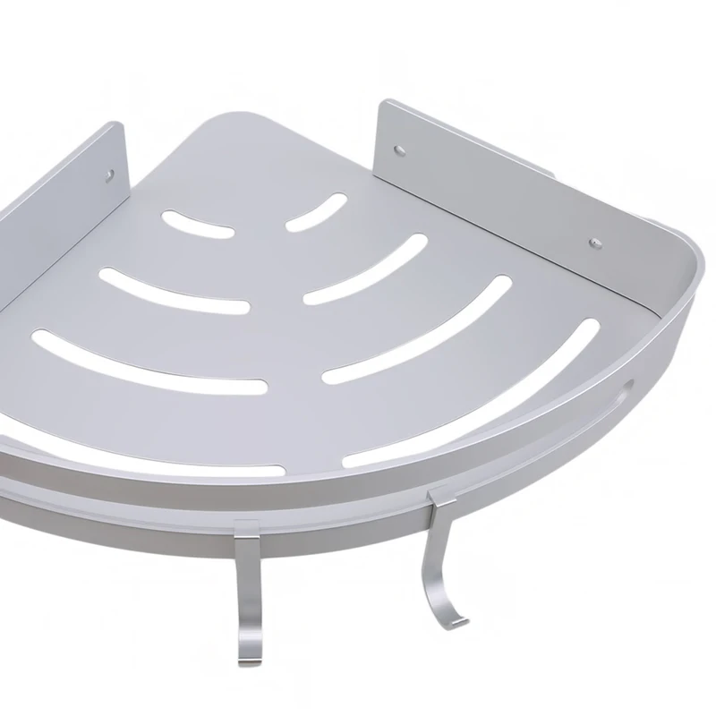 Bathroom Shelves Organizer Toilet Shampoo Holder Showe Storage Rack Hooks Corner Shelf Wall Mounted Aluminum Punch-free
Bathroom Shelves Organizer Toilet Shampoo Holder Showe Storage Rack Hooks Corner Shelf Wall Mounted Aluminum Punch-free