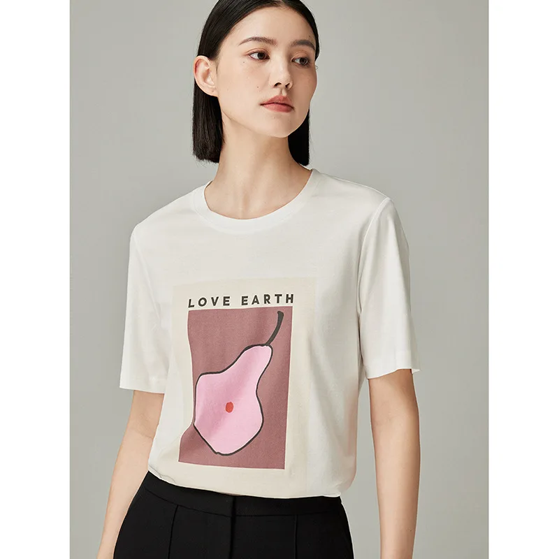 Women T Shirt Love Earth Printed Silk Light Cotton Round Neck Printed Short Sleeve T-shirt for Women
Women T Shirt Love Earth Printed Silk Light Cotton Round Neck Printed Short Sleeve T-shirt for Women
