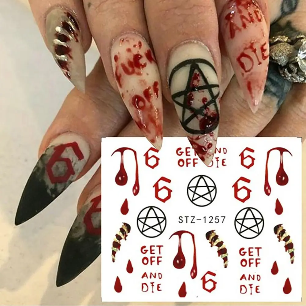 Halloween Skull Spiders Web Black Mummy Ghost Nail Art Water Decals Stickers Self Adhesive Nail Art Manicure Stickers Decoration
Halloween Skull Spiders Web Black Mummy Ghost Nail Art Water Decals Stickers Self Adhesive Nail Art Manicure Stickers Decoration