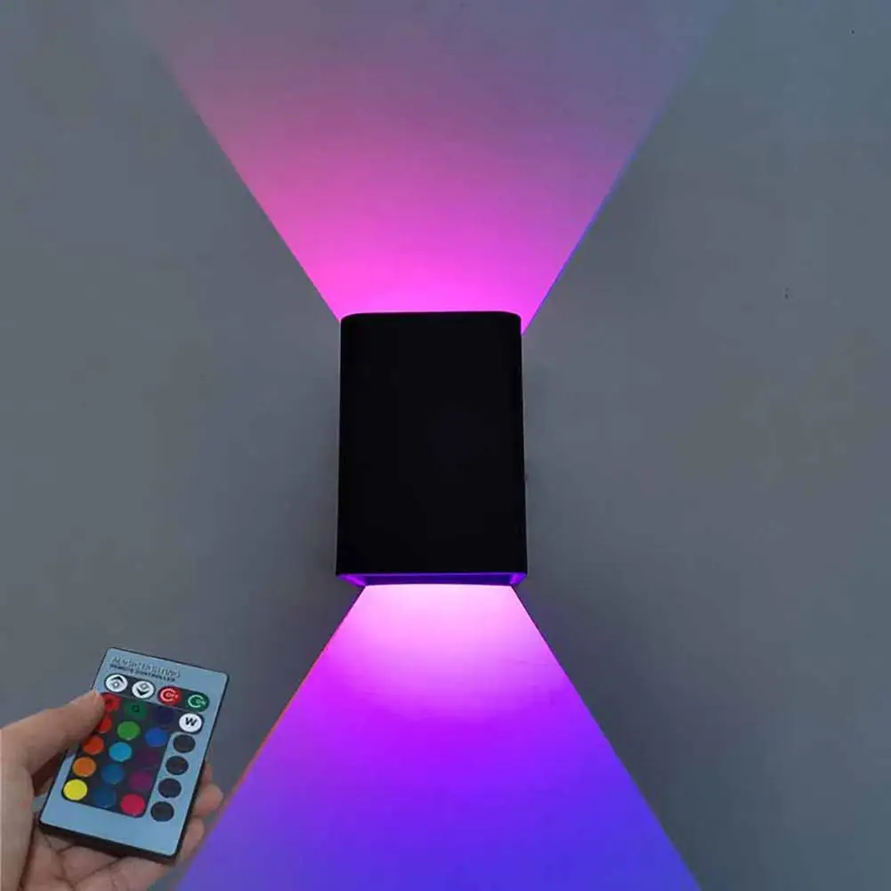 Square Led Wall Lights Aisle Corridor Dimmable Multicolor Up Down Lamp With Infrared Remote Control Outdoor Lighting
Square Led Wall Lights Aisle Corridor Dimmable Multicolor Up Down Lamp With Infrared Remote Control Outdoor Lighting