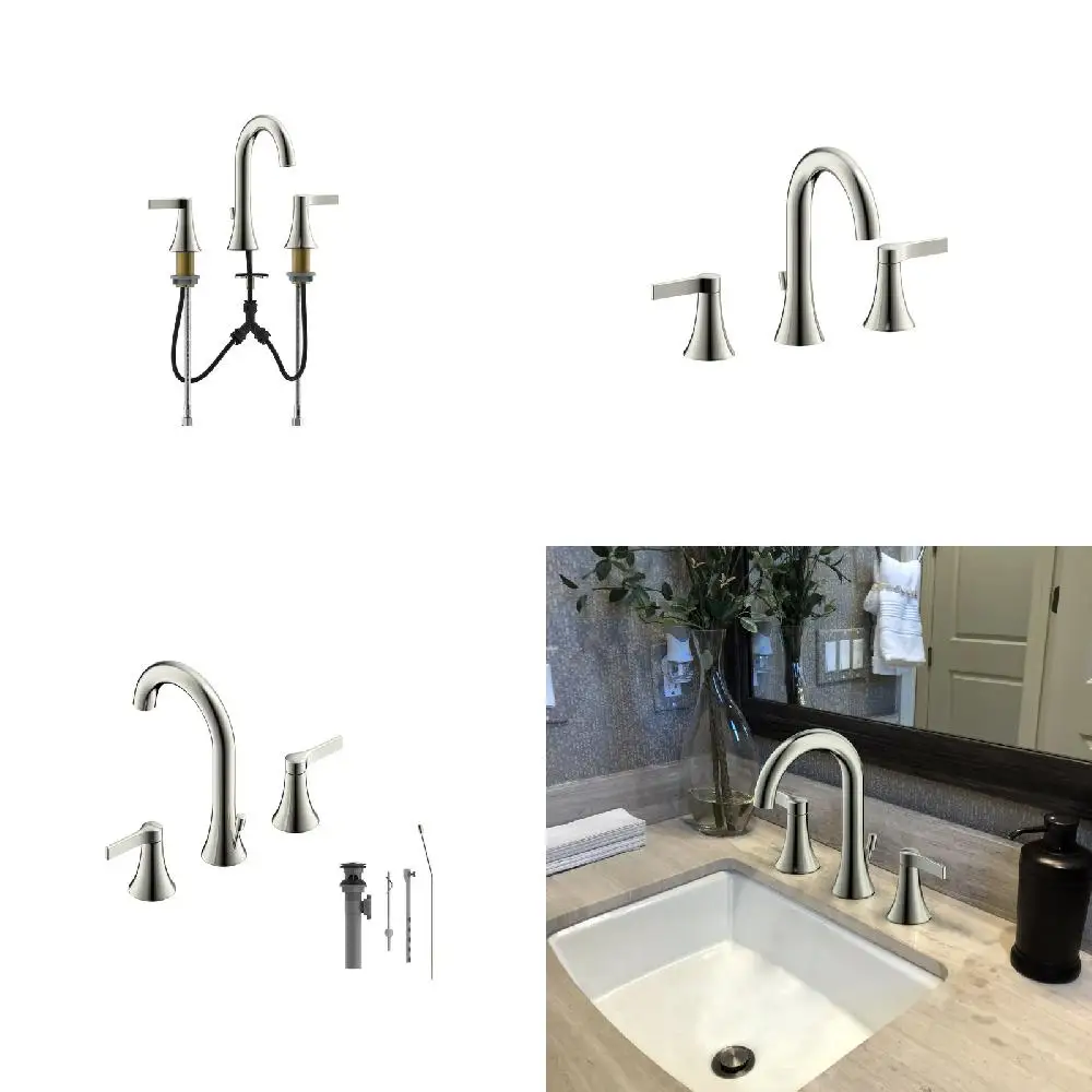 & Quality Upgrade Your Home Decor with Stylish and Quality Nita Collection Brushed Nickel Widespread Two-Handle Lavatory Faucet
& Quality Upgrade Your Home Decor with Stylish and Quality Nita Collection Brushed Nickel Widespread Two-Handle Lavatory Faucet