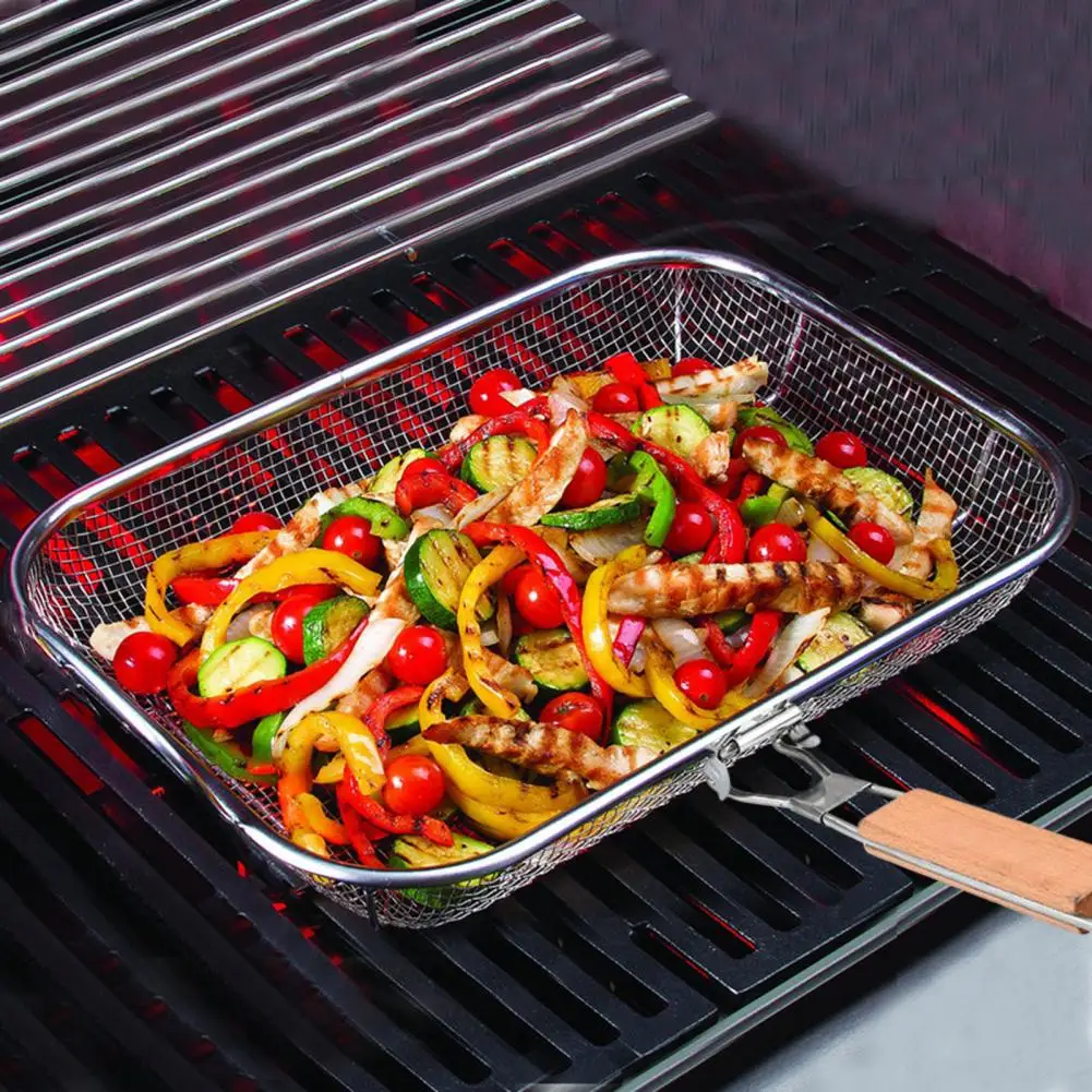 Сетчатый коврик из нержавеющей стали для барбекю и гриля, 304
Сетчатый коврик из нержавеющей стали для барбекю и гриля, 304