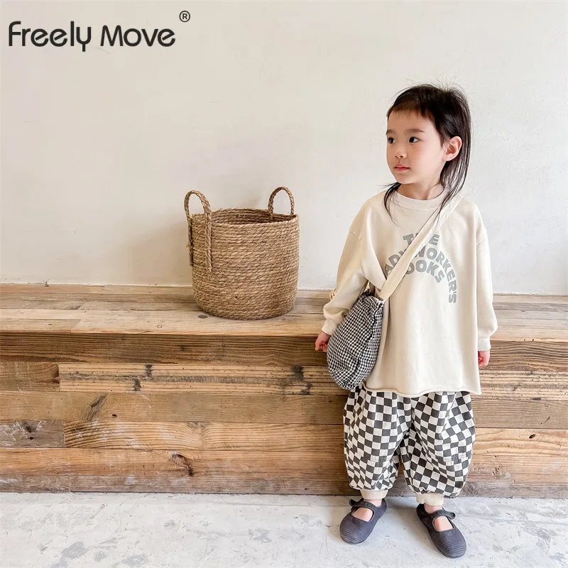 Freely Move Toddler Kids Baby Boy Girl Wrinkle Cotton Linen Bloomers Pants Plaid Soft Loose Long Trousers Casual Pants
Freely Move Toddler Kids Baby Boy Girl Wrinkle Cotton Linen Bloomers Pants Plaid Soft Loose Long Trousers Casual Pants