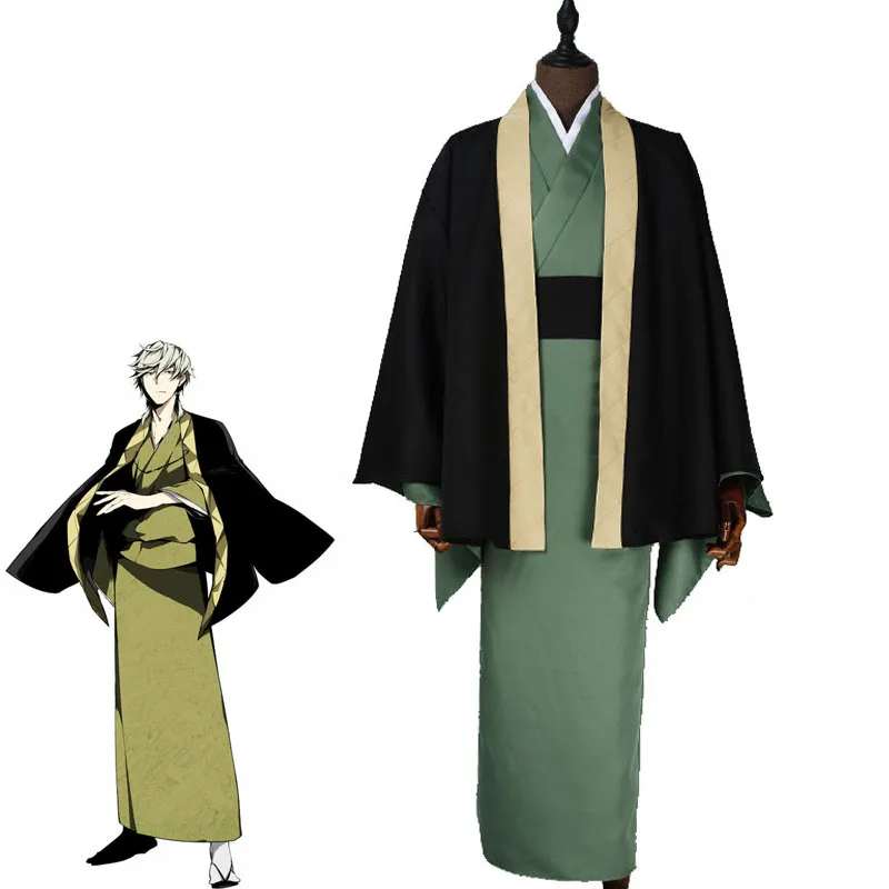 Bungo Stray Dogs Costume Fukuzawa Yukichi Cosplay Kimono Suit Unisex Japanese Clothes Halloween Carnival Costuming Male Kimono
Bungo Stray Dogs Costume Fukuzawa Yukichi Cosplay Kimono Suit Unisex Japanese Clothes Halloween Carnival Costuming Male Kimono