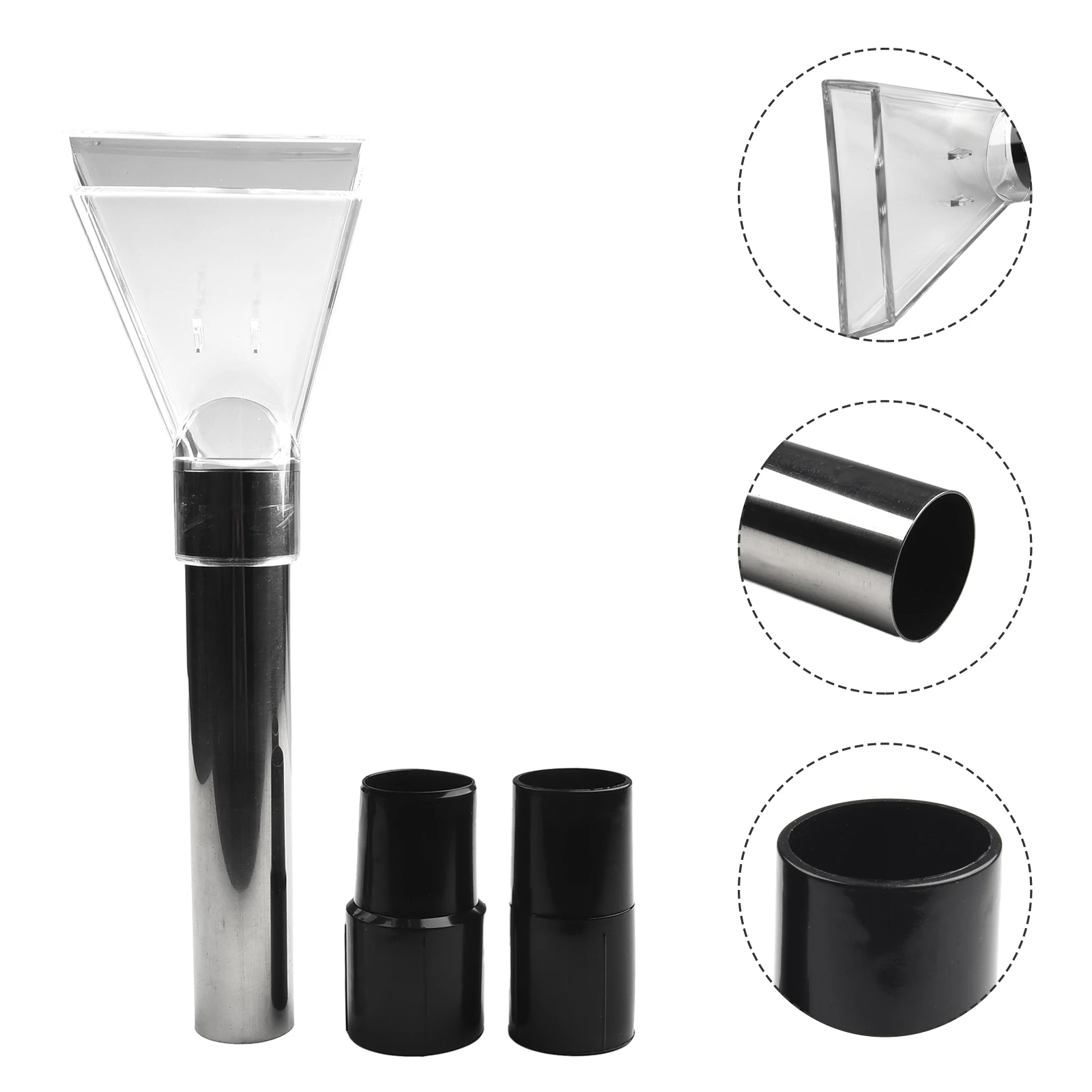 Vacuum Cleaner Swivel Head Adapters Carpet Cleaner Nozzles Floor Nozzle Household Cleaning Tool Steel Tube Transparent
Vacuum Cleaner Swivel Head Adapters Carpet Cleaner Nozzles Floor Nozzle Household Cleaning Tool Steel Tube Transparent