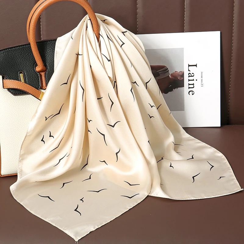 Fashion Silk Square Soft Solid Scarf Shawl Fashion Decorate Scarves Breathable Sun Protection Elegant Lady Versatile Bandana
Fashion Silk Square Soft Solid Scarf Shawl Fashion Decorate Scarves Breathable Sun Protection Elegant Lady Versatile Bandana