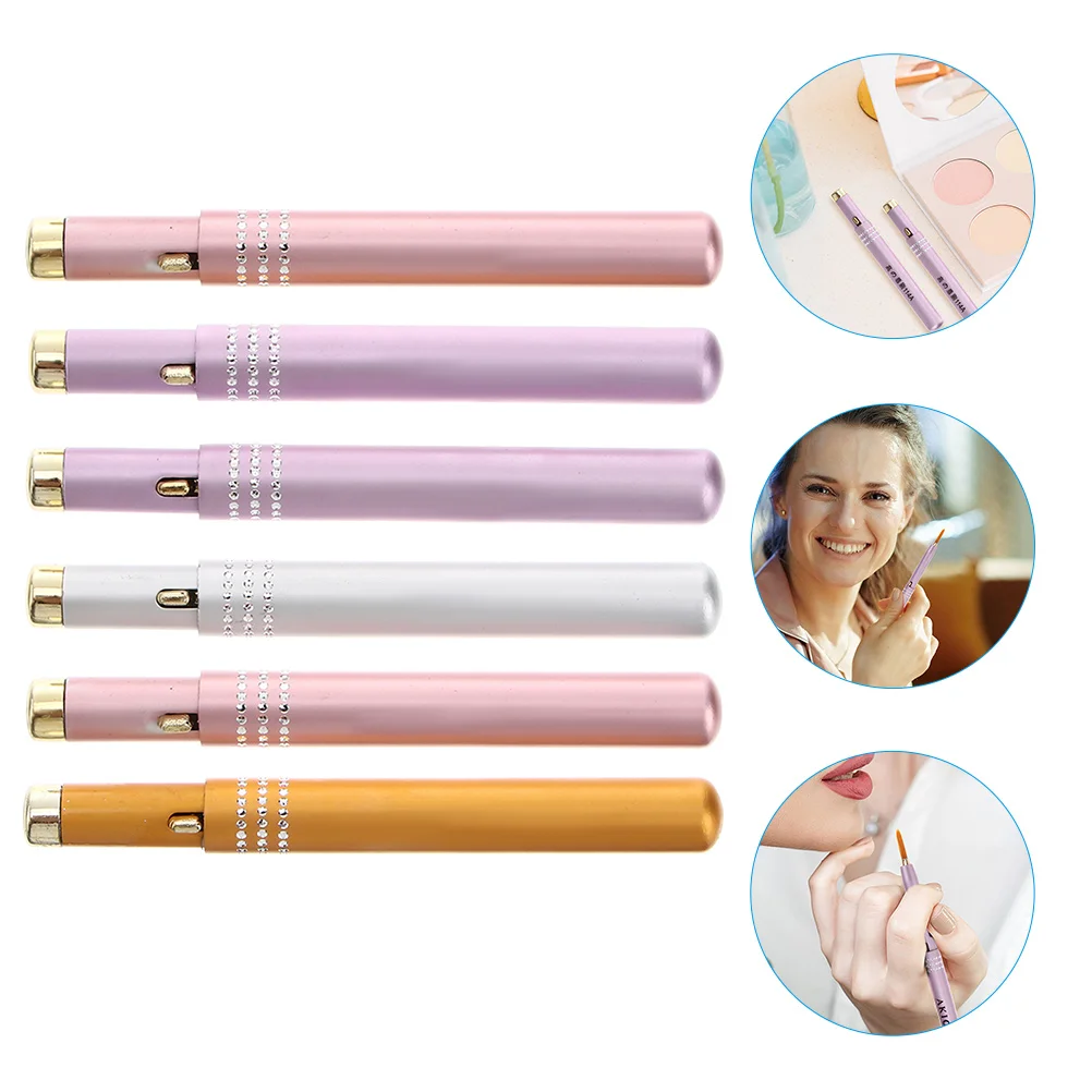 6Pcs Professional Lipstick Applicator Makeup Lip Brush Female Cosmetics Applicator
6Pcs Professional Lipstick Applicator Makeup Lip Brush Female Cosmetics Applicator