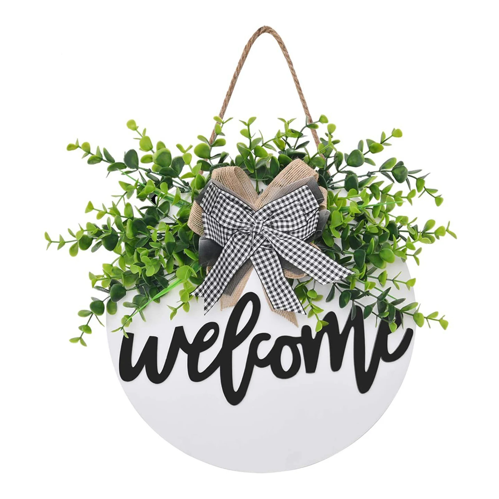 3D Decoration For Front Door Interchangeable Welcome Sign Front Door Decors Spring Summer Wood Wreath With Burlap Bow
3D Decoration For Front Door Interchangeable Welcome Sign Front Door Decors Spring Summer Wood Wreath With Burlap Bow