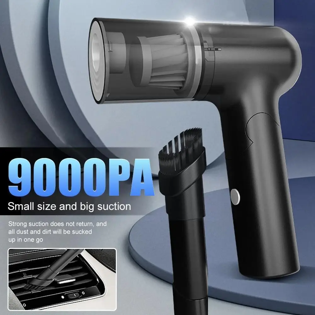 Wireless Car Vacuum Cleaner 9000PA Powerful Handheld Mini Home Vacuum Cordless Cleaning Vacuum Cleaner Auto M7E2
Wireless Car Vacuum Cleaner 9000PA Powerful Handheld Mini Home Vacuum Cordless Cleaning Vacuum Cleaner Auto M7E2