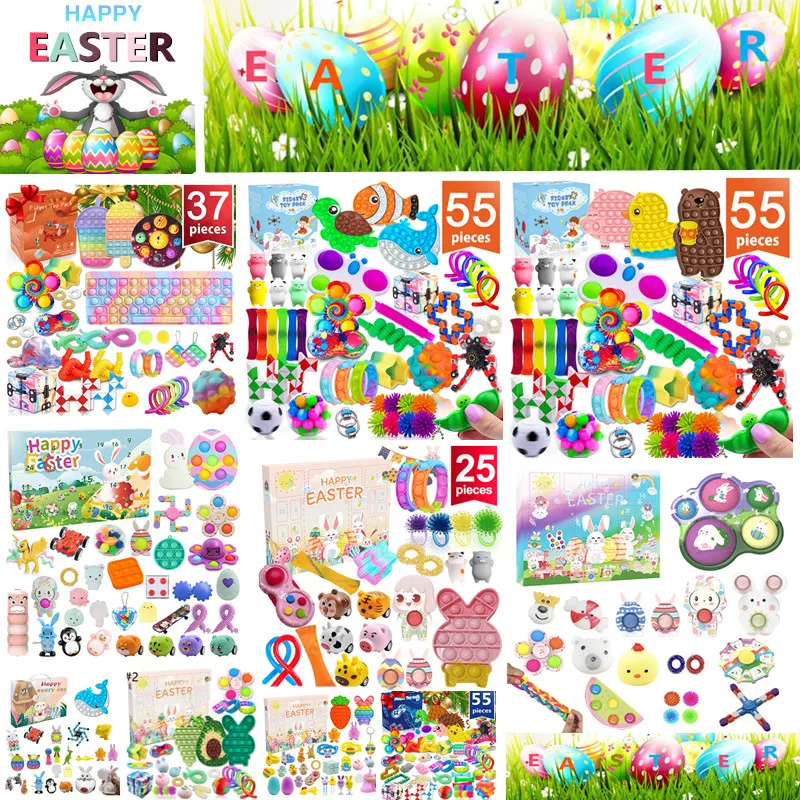 Fidget Toys Set Easter Countdown Calendar Gift Anti Stress Egg Toys Pack Easter Advent Calendar Box Toys For Kids
Fidget Toys Set Easter Countdown Calendar Gift Anti Stress Egg Toys Pack Easter Advent Calendar Box Toys For Kids