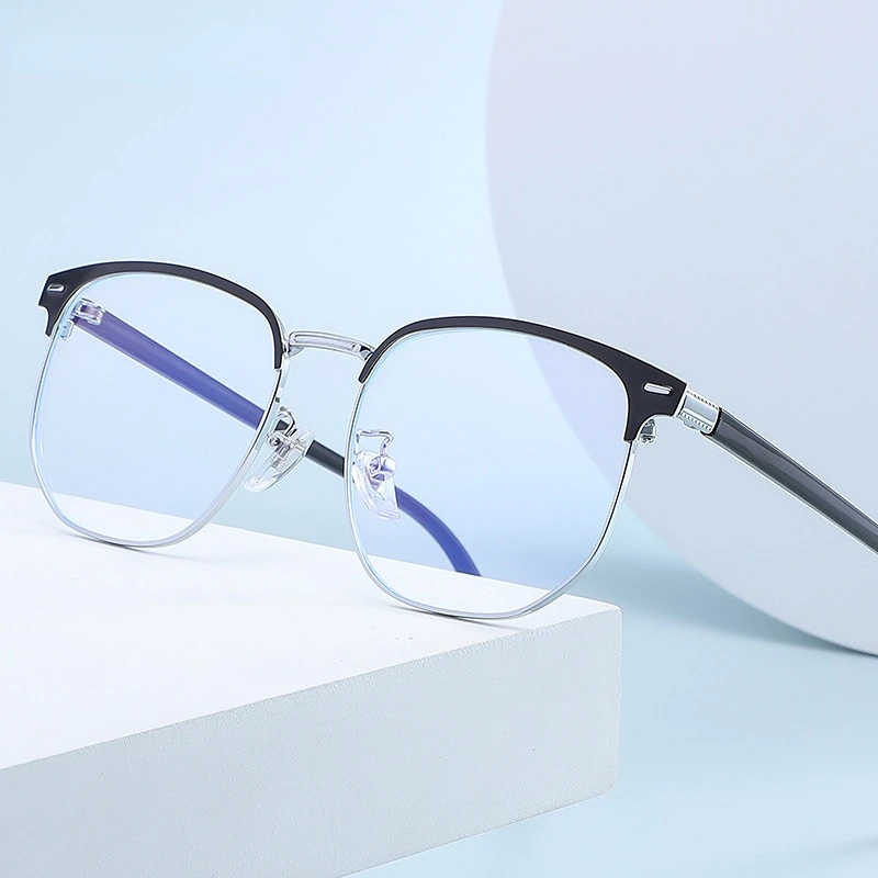 Fashion Unisex Square Plain Glasses for Men Women Metal Frame Glasses for Party Eyeglasses Gentle Black Eyeglasses Frame
Fashion Unisex Square Plain Glasses for Men Women Metal Frame Glasses for Party Eyeglasses Gentle Black Eyeglasses Frame
