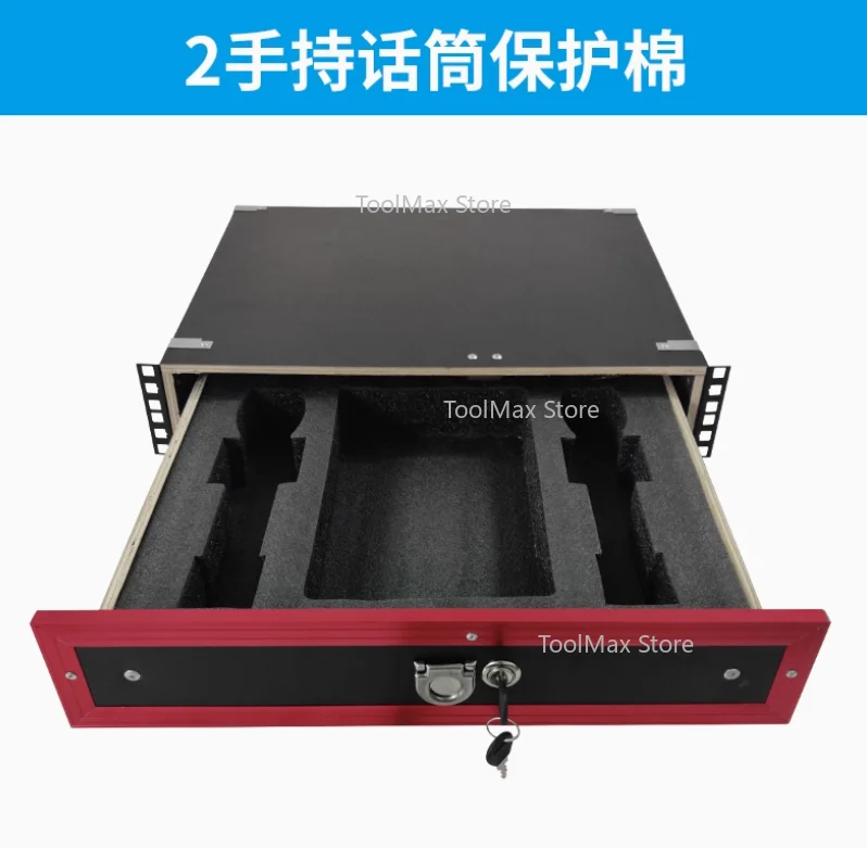 Ящик шкафа 2U с замком 3U Металлический железный ящик Ящик для хранения микрофона
Ящик шкафа 2U с замком 3U Металлический железный ящик Ящик для хранения микрофона