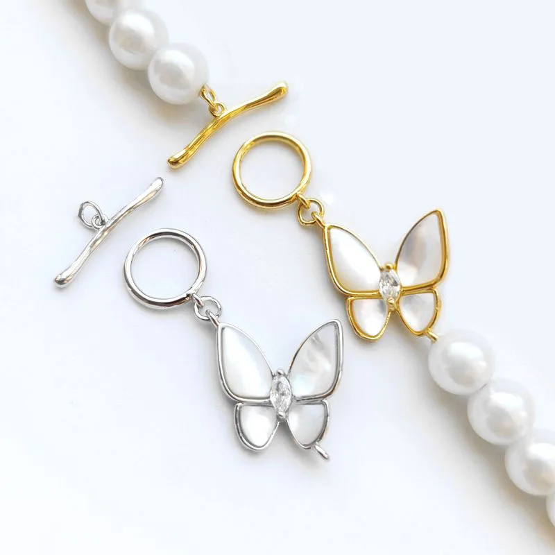 30mm X 19mm White Seawater Shell OT IQ Clasp Buckle Platinum Plated And Copper For Chain Necklace Bracelet DIY Butterfly Shape
30mm X 19mm White Seawater Shell OT IQ Clasp Buckle Platinum Plated And Copper For Chain Necklace Bracelet DIY Butterfly Shape