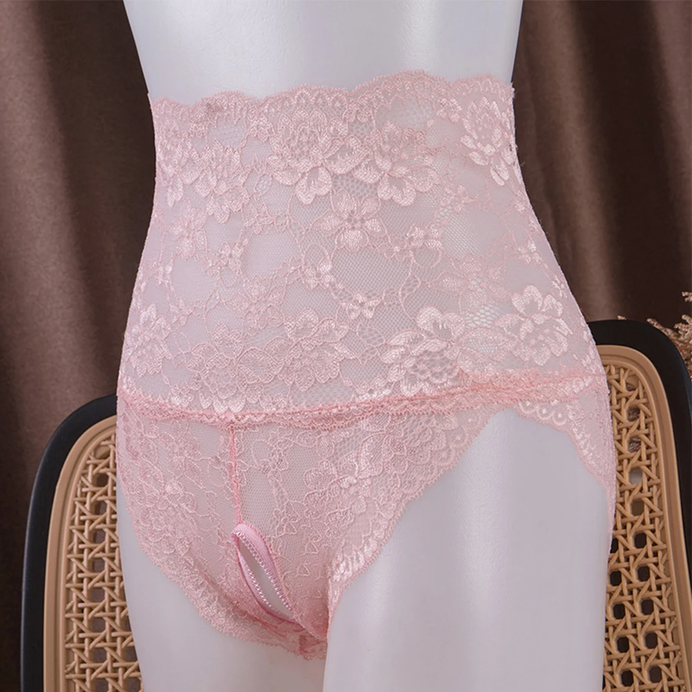 Womens Sexy Full Lace Crotchless Erotic Panties High-waisted Underwear Sheer Perspective Briefs Flirting Temptation Lingerie
Womens Sexy Full Lace Crotchless Erotic Panties High-waisted Underwear Sheer Perspective Briefs Flirting Temptation Lingerie