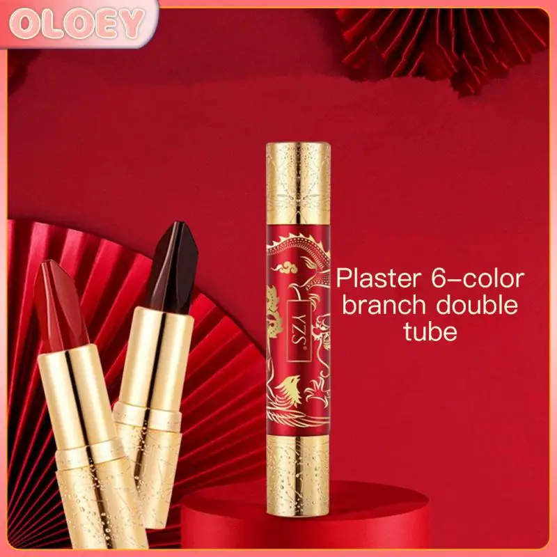 

Moisturizing Lip Pigment Waterproof Red Lip Tint Silky Smooth 1pcs Lip Glaze Cosmetics Velvet Matte Lipstick Lip Gloss 6 Color