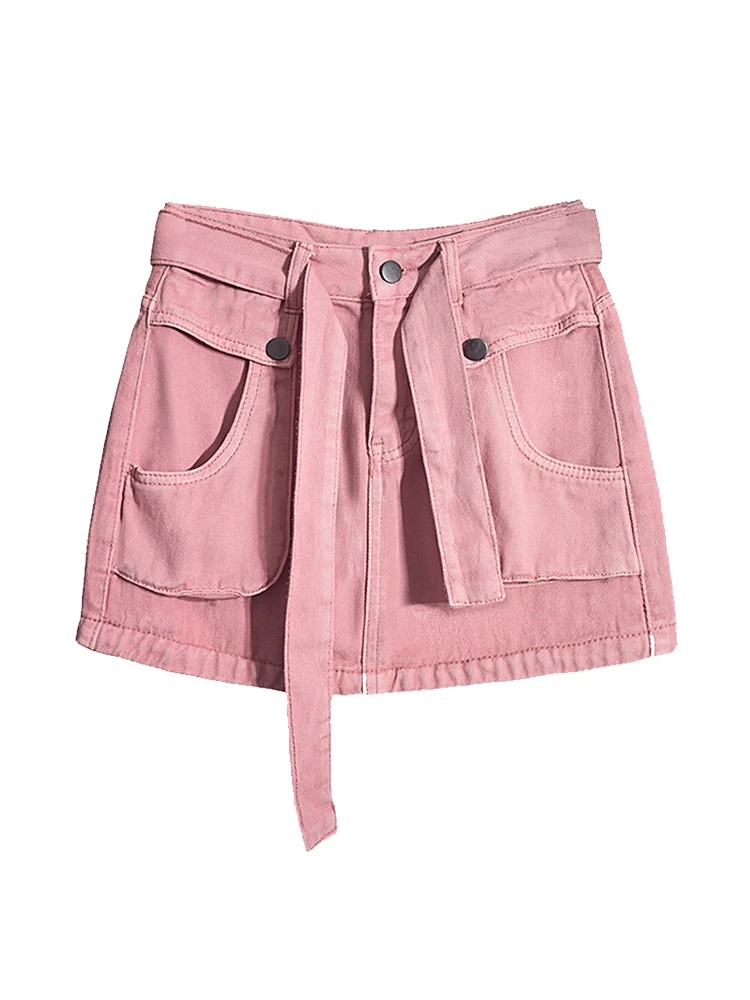Mini Skirts Women's Summer 2023 High Waist Y2k Cargo Skirt Fashion Streetwear A-line Short Pink Skirts Pockets For Women Vintage
Mini Skirts Women's Summer 2023 High Waist Y2k Cargo Skirt Fashion Streetwear A-line Short Pink Skirts Pockets For Women Vintage