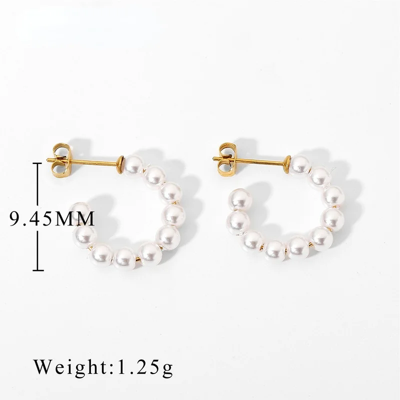 2022 New INS Recommended Earrings color Plated Stainless Steel Earrings Xiaomi Pearl Earrings Ladies pearl earrings
2022 New INS Recommended Earrings color Plated Stainless Steel Earrings Xiaomi Pearl Earrings Ladies pearl earrings