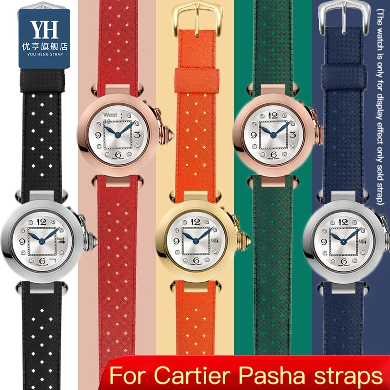 Concave interface rubber strap male suitable for Cartier Pasha PASHA series notch watch band bracelet 20 22mm watch accessories
Concave interface rubber strap male suitable for Cartier Pasha PASHA series notch watch band bracelet 20 22mm watch accessories