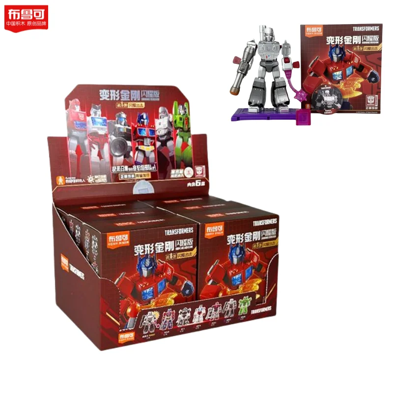 Подлинные трансформеры Blokees Megatron Optimus Prime Shiny Edition первая креативная подвижная