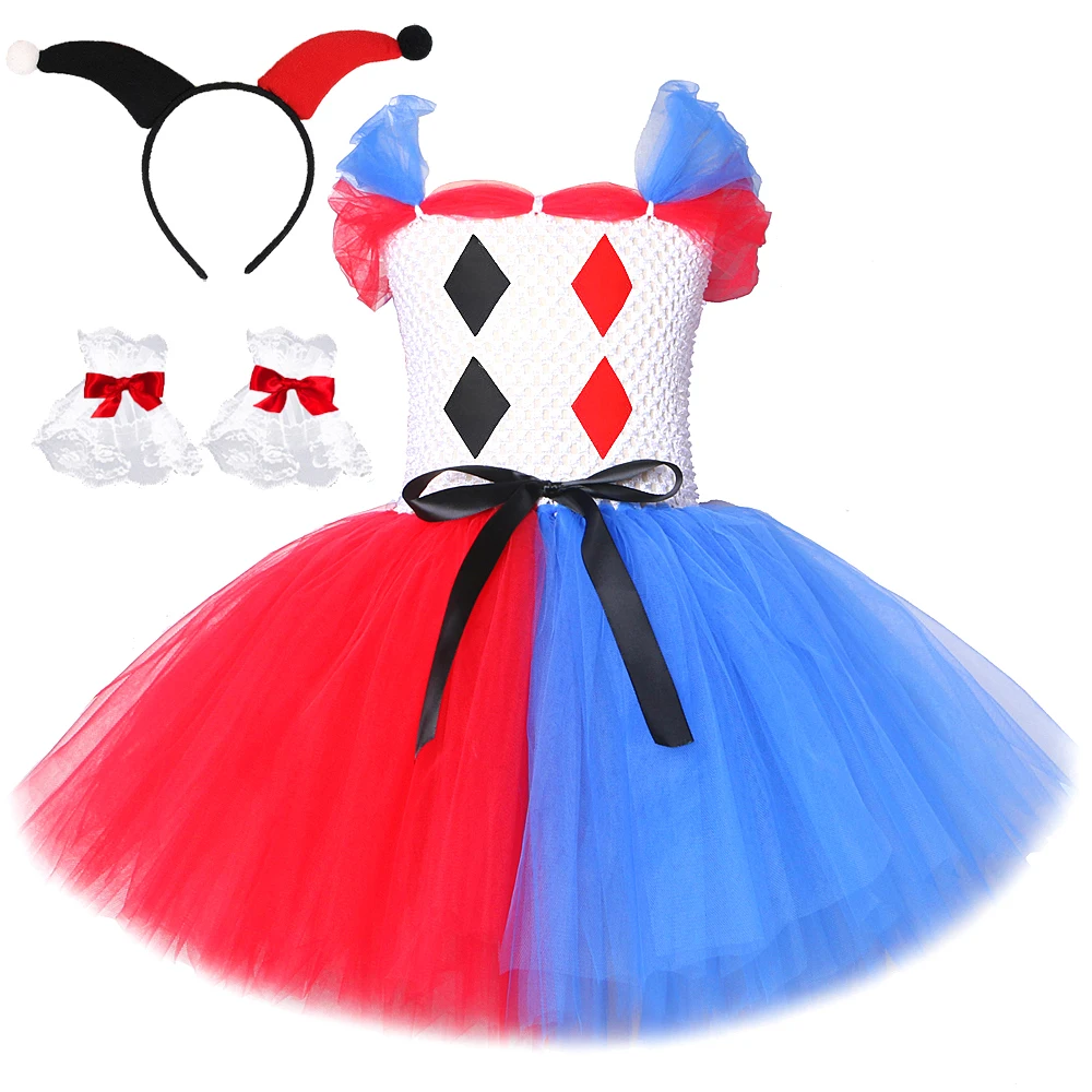 Jester Clown Inspired Girls Tutu Dress For Villain Halloween Cosplay Costume Kids Pageants Purim Party Fancy Ball Gown Vestidos
Jester Clown Inspired Girls Tutu Dress For Villain Halloween Cosplay Costume Kids Pageants Purim Party Fancy Ball Gown Vestidos