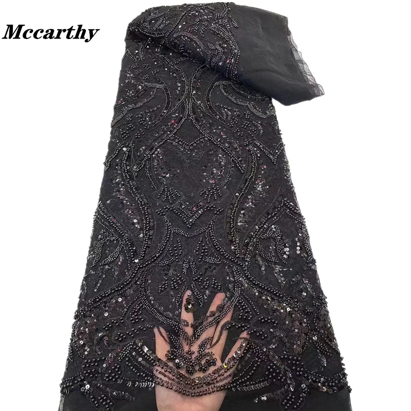 African Lace Fabric 2022 Black High Quality Lace Sequins French Net Lace Tulle Mesh Fabrics With Beads Lace Wedding Fabrics
African Lace Fabric 2022 Black High Quality Lace Sequins French Net Lace Tulle Mesh Fabrics With Beads Lace Wedding Fabrics