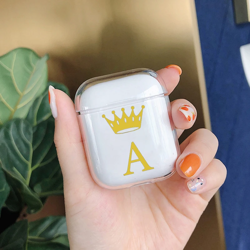 Gold English Letters Transparent Soft TPU Apple Wireless Bluetooth Headset Charging Case Cover for Iphone AirPods 1 2 3 Pro
Gold English Letters Transparent Soft TPU Apple Wireless Bluetooth Headset Charging Case Cover for Iphone AirPods 1 2 3 Pro
