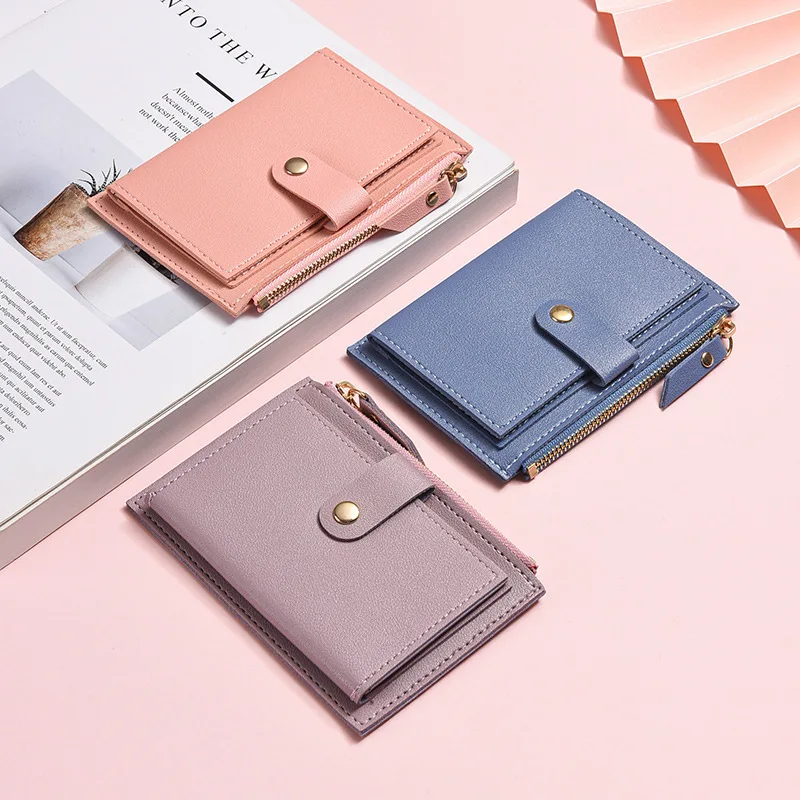 Women Simple Wallets PU Leather Female Purse Mini Hasp Solid Multi-Cards Holder Coin Short Wallets Slim Small Wallet Zipper Hasp
Women Simple Wallets PU Leather Female Purse Mini Hasp Solid Multi-Cards Holder Coin Short Wallets Slim Small Wallet Zipper Hasp