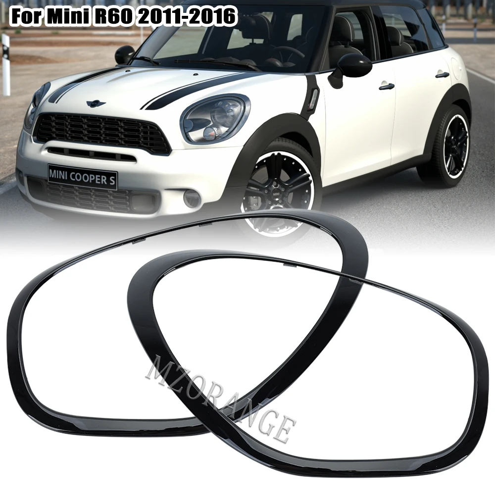 Накладка на фару автомобиля, рамка для MINI R60 Cooper Countryman 2011-2016, рамка для фар, декоративная рамка, автомобильные аксессуары 
Накладка на фару автомобиля, рамка для MINI R60 Cooper Countryman 2011-2016, рамка для фар, декоративная рамка, автомобильные аксессуары