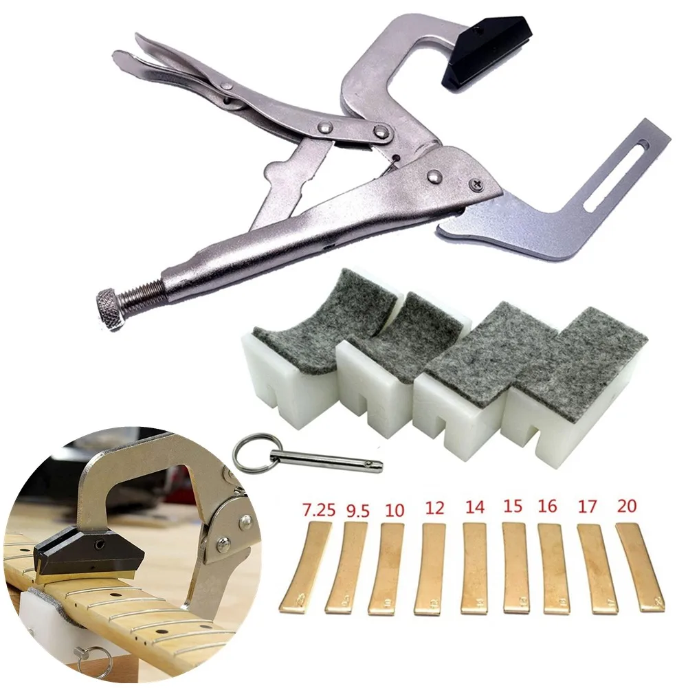 Fingerboard Handheld Fret Press Insert Tool With 9 Radius Inserts Guitar Luthier Repair Tool Adjusts Easily Hot Sale Accessories
Fingerboard Handheld Fret Press Insert Tool With 9 Radius Inserts Guitar Luthier Repair Tool Adjusts Easily Hot Sale Accessories