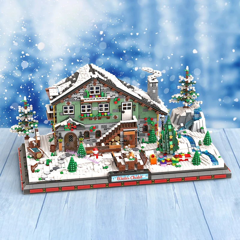 NEW City Hot Selling Street View Moc Christmas Base for Winter Chalet model DIY creative ideas Children Toy birthday Gift Blocks
NEW City Hot Selling Street View Moc Christmas Base for Winter Chalet model DIY creative ideas Children Toy birthday Gift Blocks