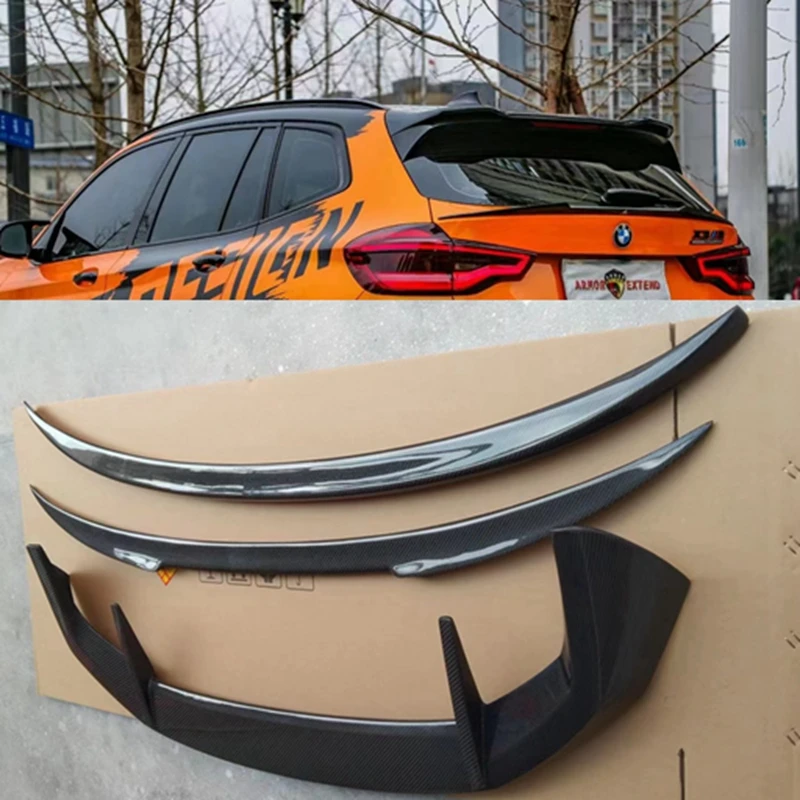 FOR BMW X3 G01 IX3 G08 high-quality carbon fiber rear spoiler tail wing trunk cover car styling
FOR BMW X3 G01 IX3 G08 high-quality carbon fiber rear spoiler tail wing trunk cover car styling