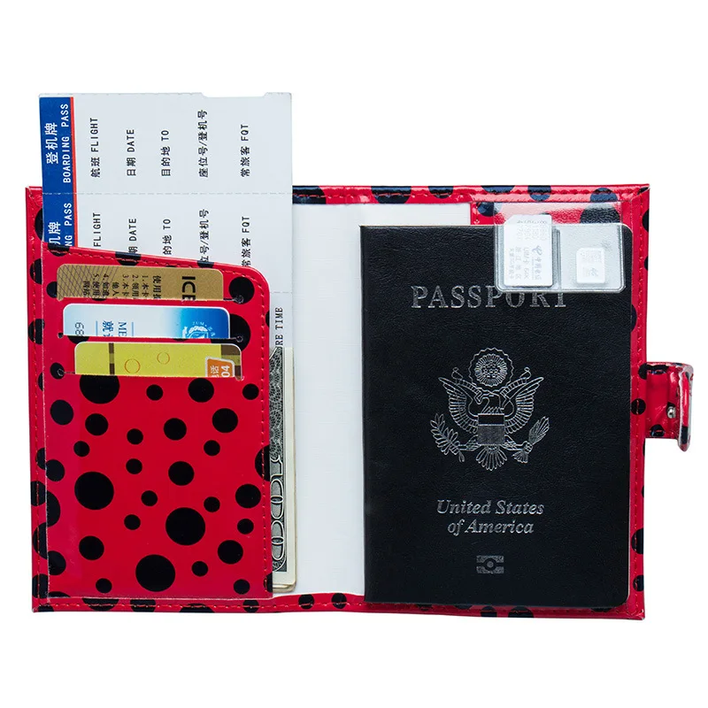 PU Dot Passport Cover Document Credit ID Cards Passport Holder Protector Bag Wallet Purse Packet Case Pouch Travel Accessories
PU Dot Passport Cover Document Credit ID Cards Passport Holder Protector Bag Wallet Purse Packet Case Pouch Travel Accessories